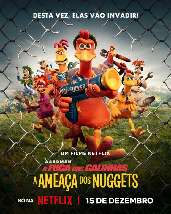 "A Fuga das Galinhas: A Ameaça dos Nuggets" - Foto: divulgação/Netflix