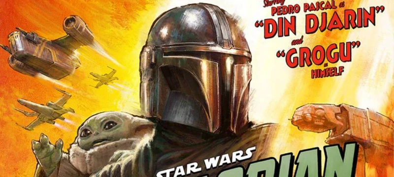Pôster do Filmes O Mandaloriano e Grogu.