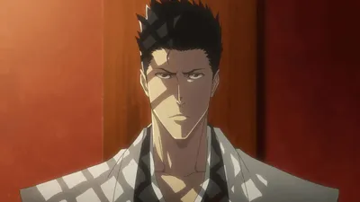 Isshin mais jovem, em sua forma Shinigami
