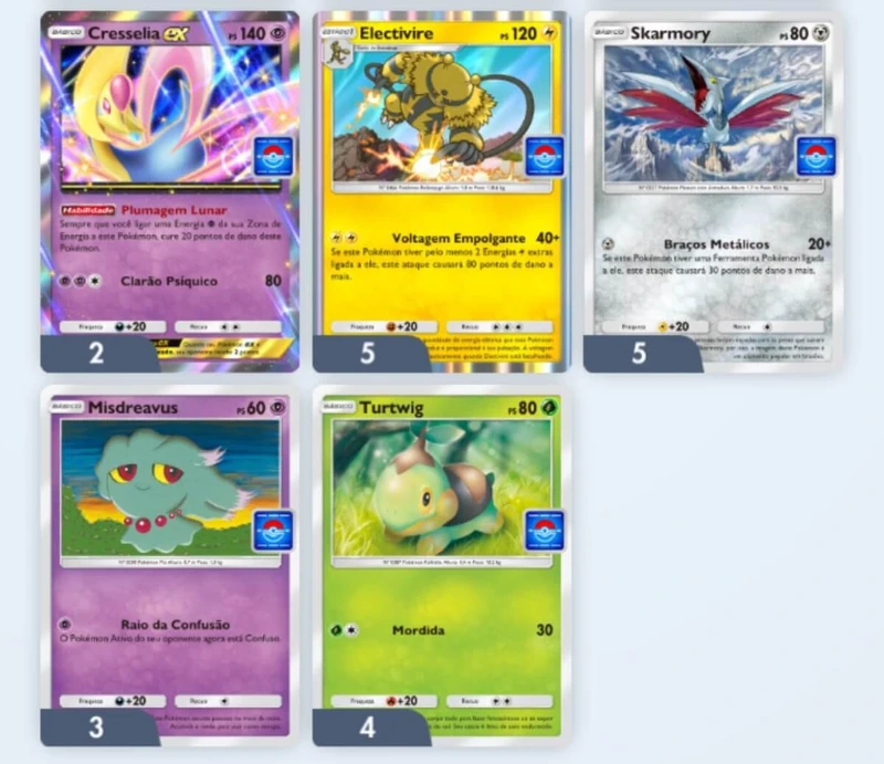 Pokémon TCG com Cresselia EX. Foto: Divulgação/ Pokémon Company
