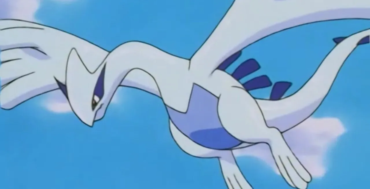 Lugia voando