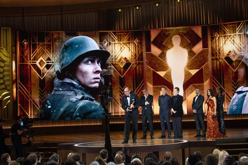 Premiação de Nada de Novo no Front na cerimônia do Oscar 2023 - Foto: Reprodução/Web