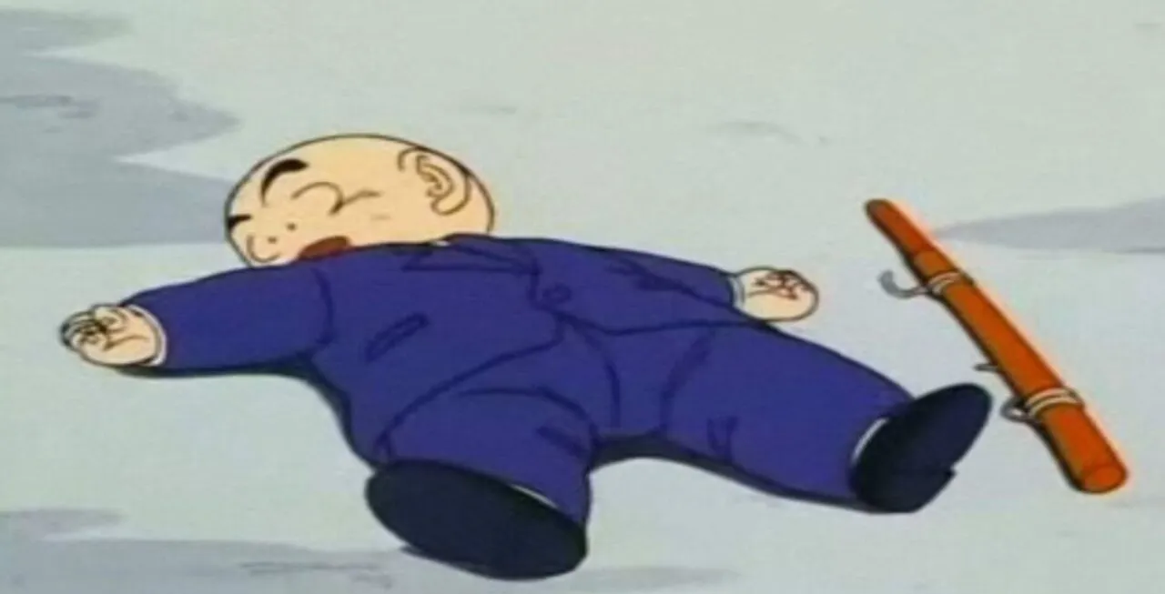 Kuririn morto contra Tamborim