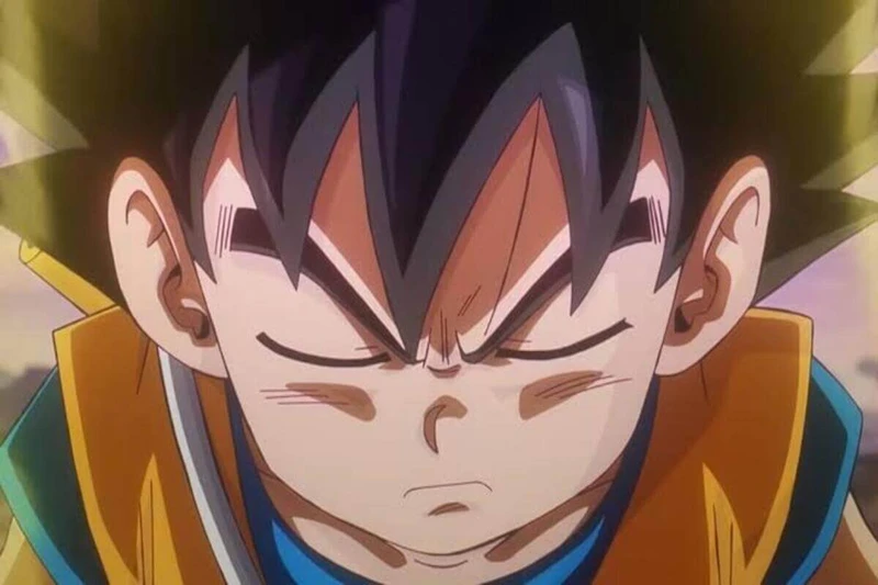 Goku com traje clássico laranja em Dragon Ball Daima