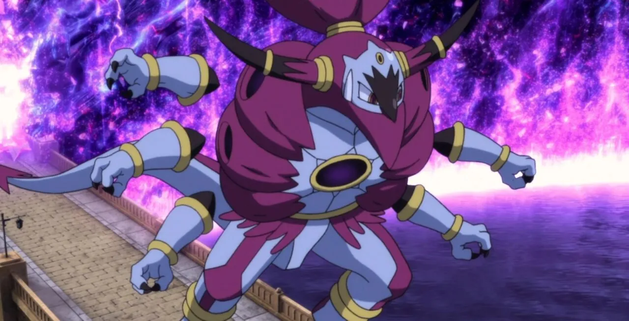 Hoopa em sua versão Unbound