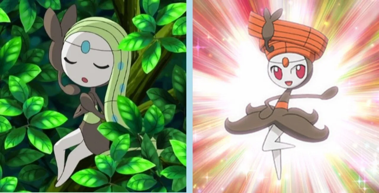 Meloetta forma Aria e Dance