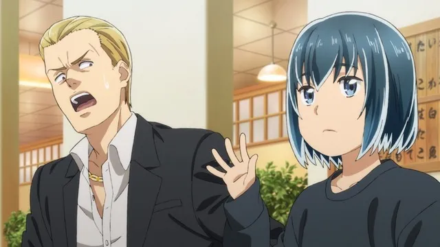 hinamatsuri, anime de máfia e comédia.