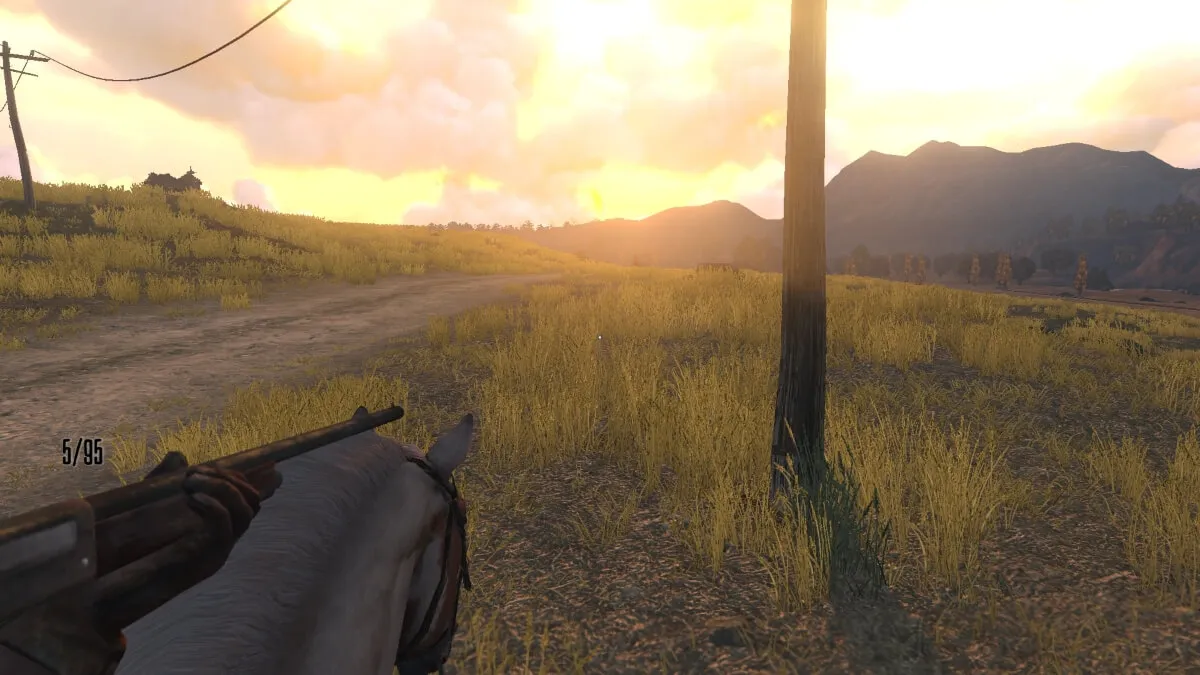 Red Dead Redemption em FPS. Foto: Reprodução/ HannahShirokuma