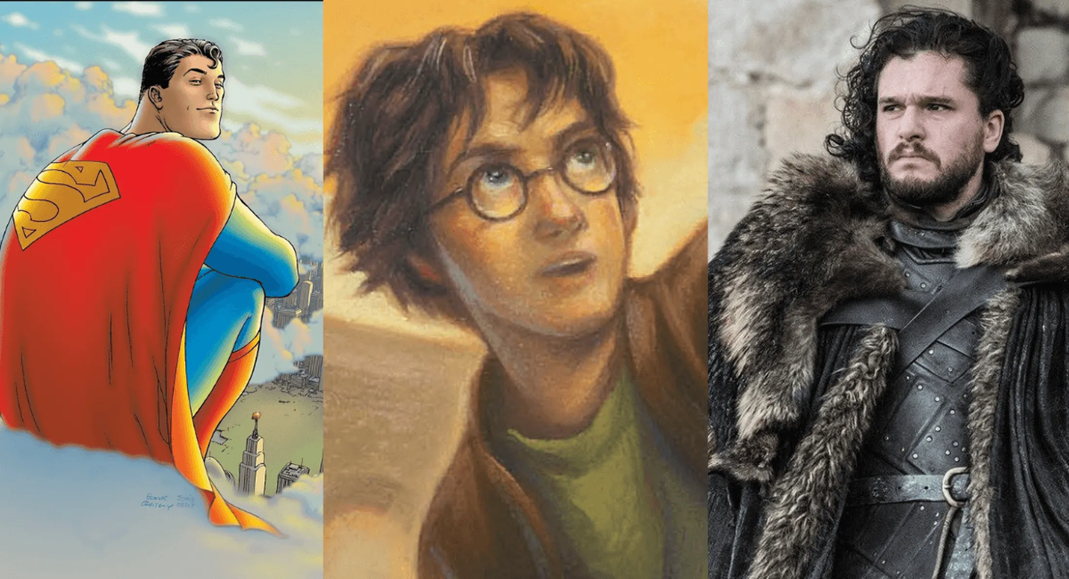 Superman Legacy, Harry Potter e Game of Thrones.