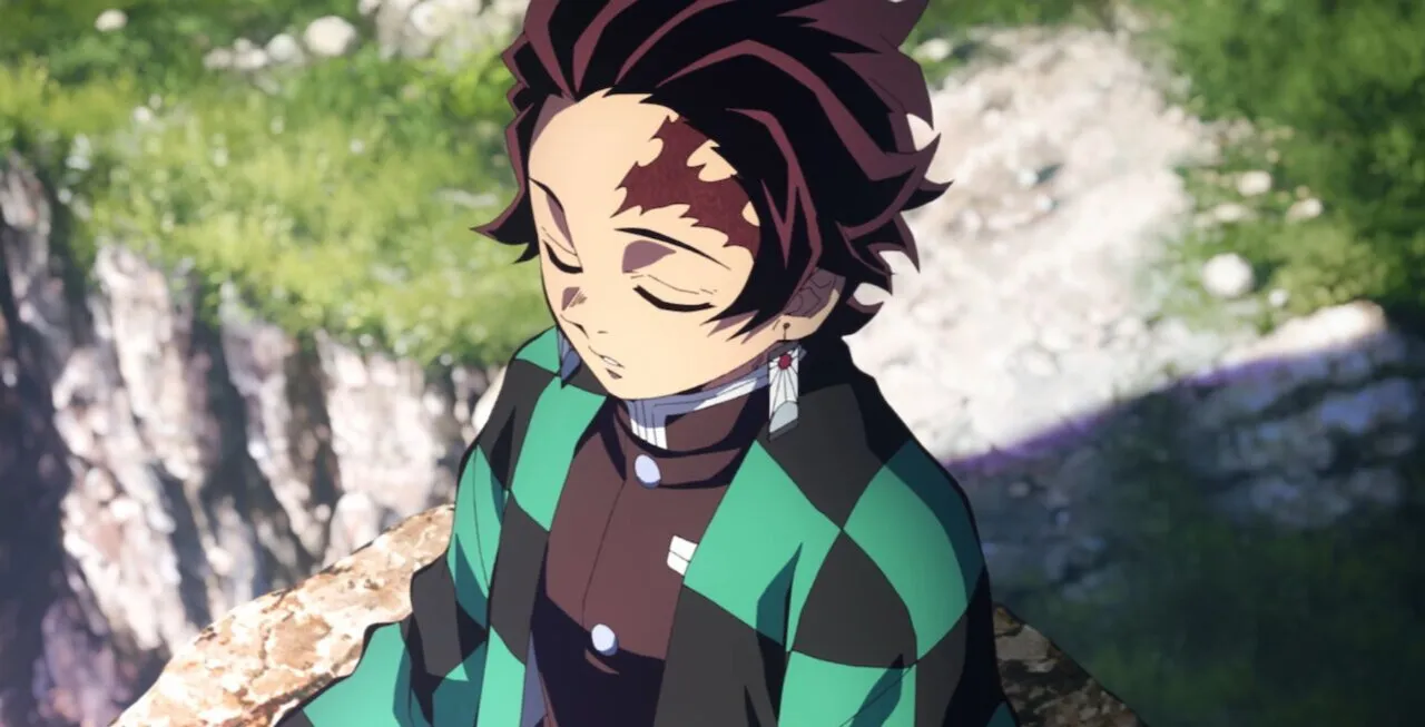 Tanjiro Kamado concentrado
