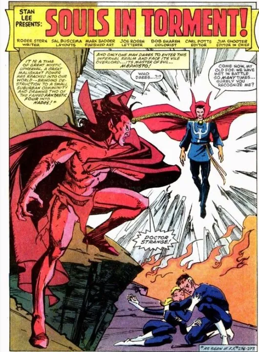 Mephisto vs Dr Estranho nas HQ's