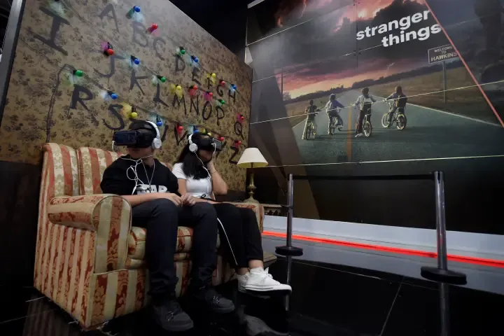 Estande da Netflix na CCXP17