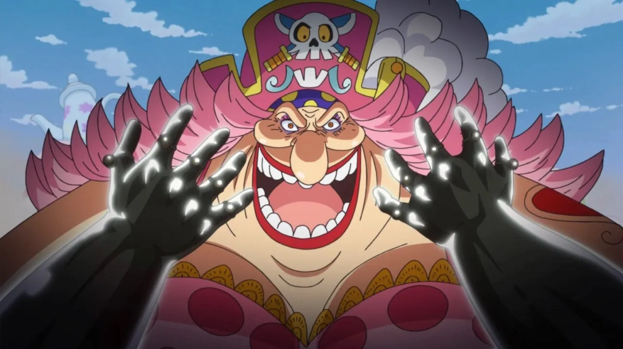 Big mom usando haki do armamento.