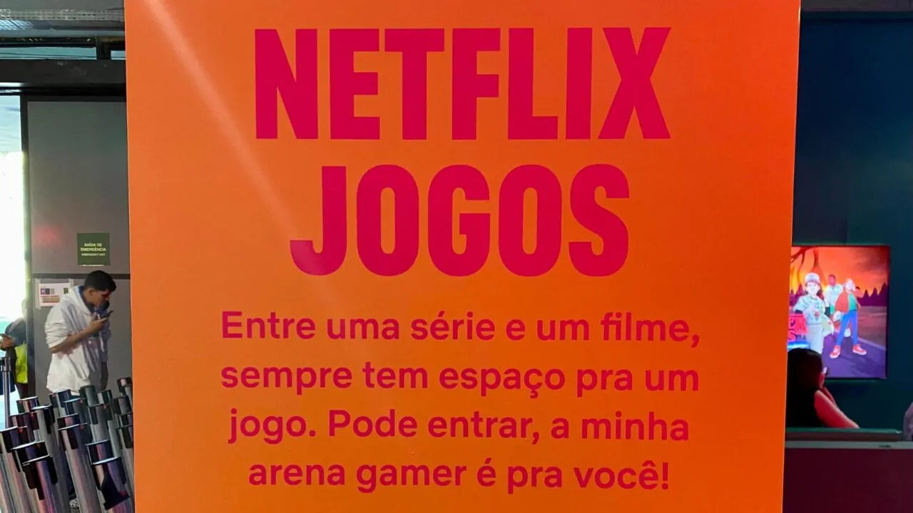 Tudum conta com área de jogos exclusivos da Netflix - Foto: Karla Beatryz/GeekShip