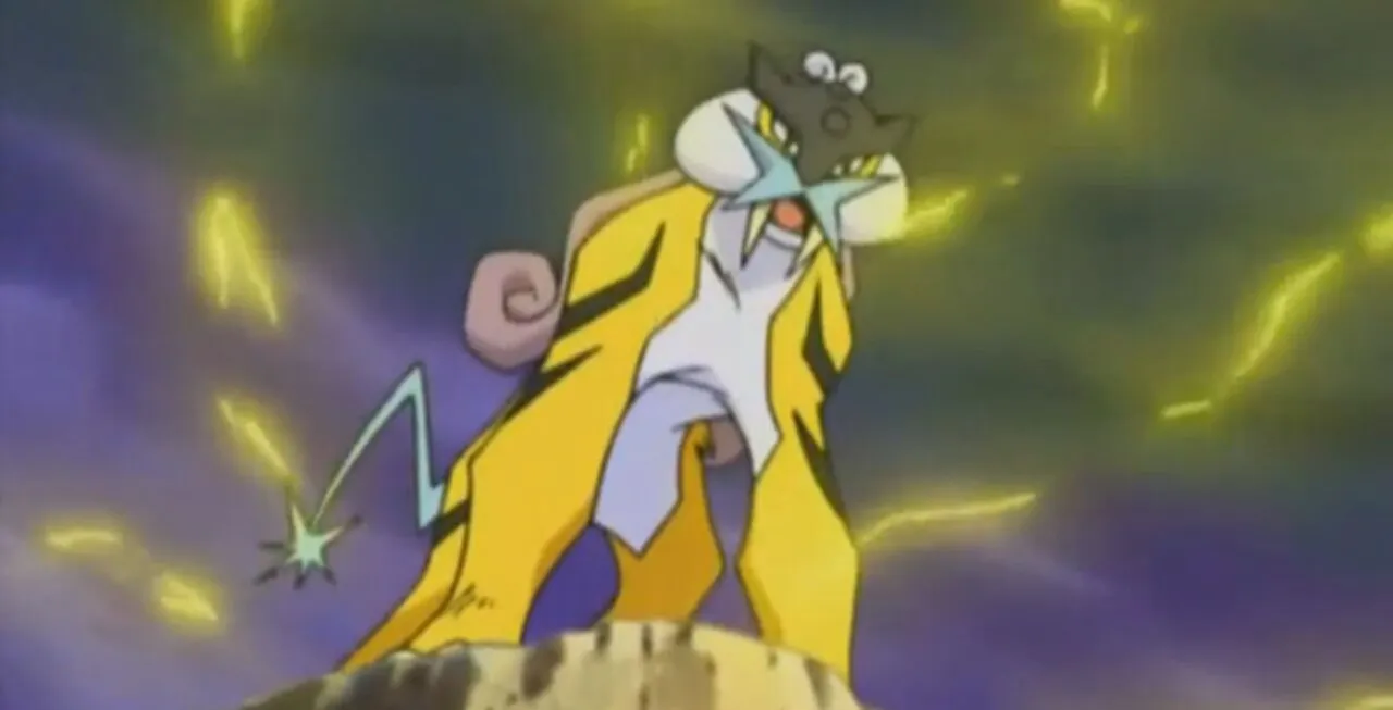 Raikou trovão ao fundo