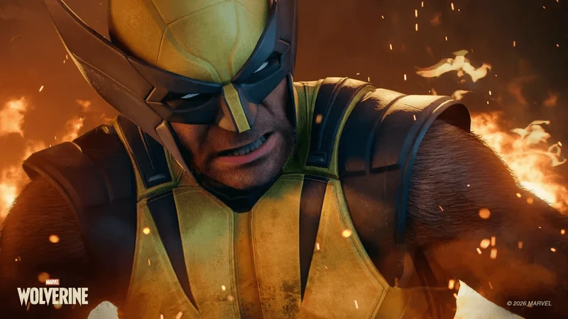 Marvel’s Wolverine Logan pegando fogo