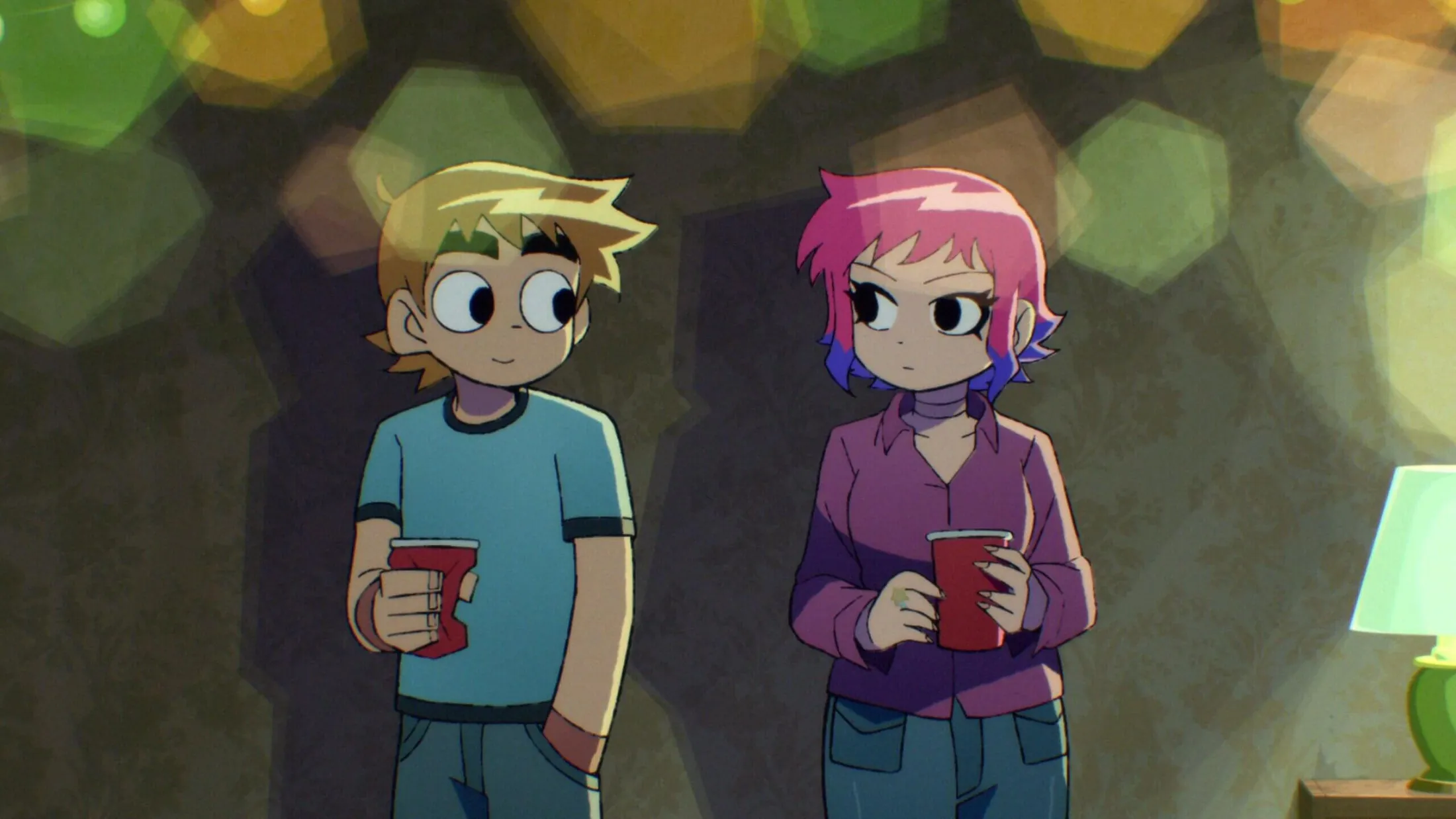 Scott e Ramona no anime.