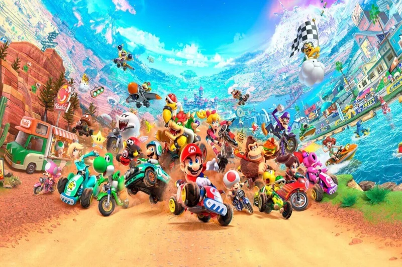 Mario Kart World, novos detalhes.