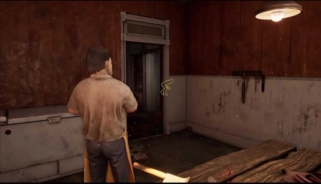 Jogador marcado pelo avô - Foto: Reprodução / The Texas Chain Saw Massacre / Gun Interactive