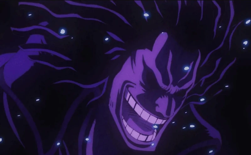 Xebec animado e com uma expressão maléfica