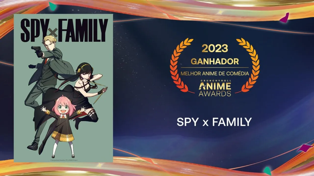 Spy x Family venceu a categoria de Melhor Anime de Comédia. Foto: Divulgação/Crunchyroll