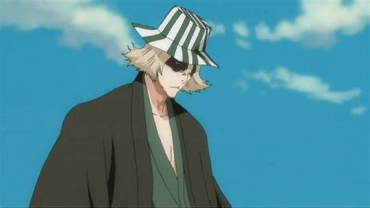 Urahara olhando para baixo