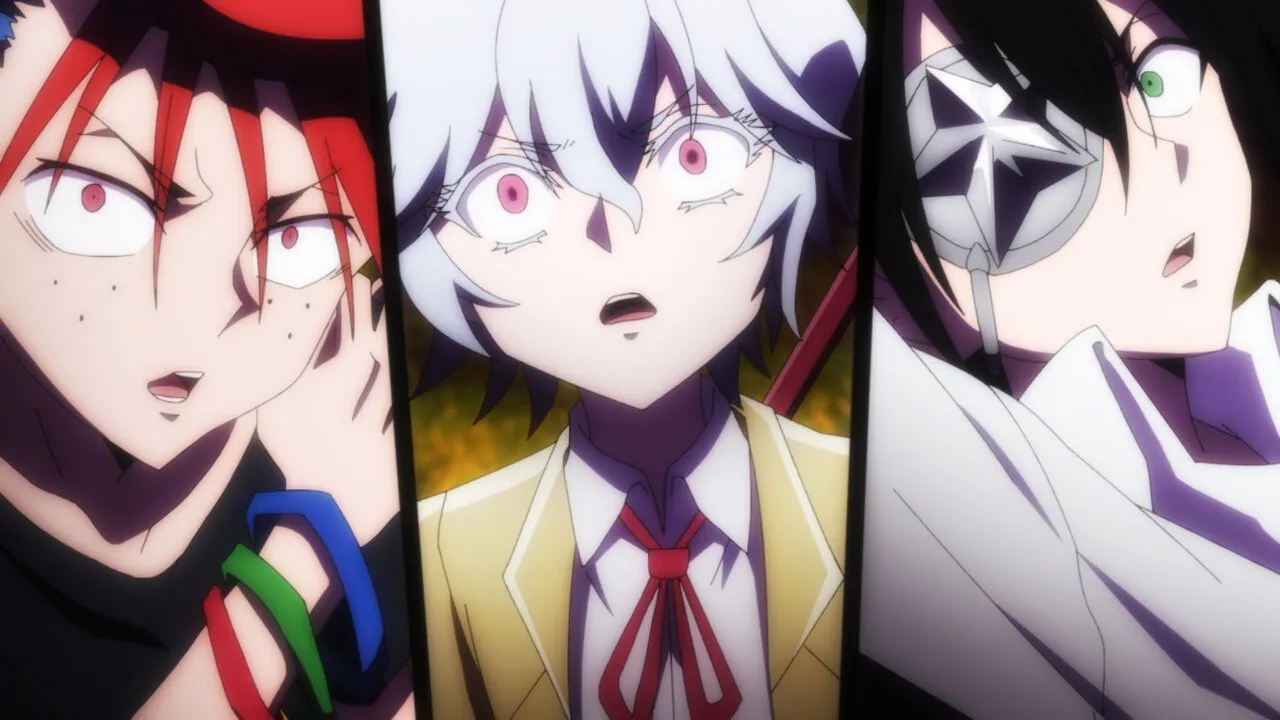 Gakko, Men Tao e Yohane olhando com semblante de assustados