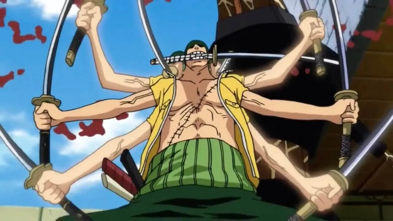 Zoro usando Ashura