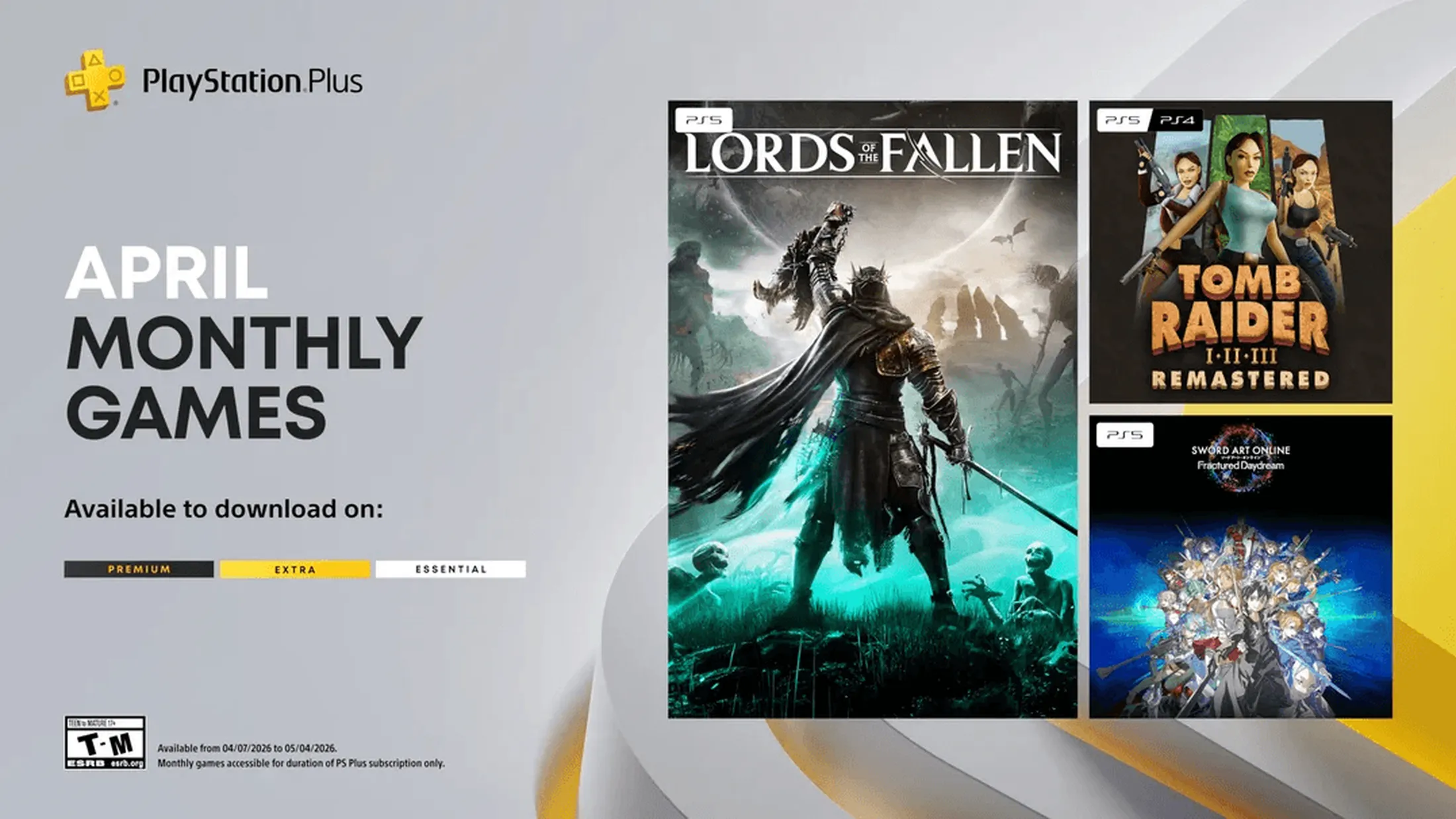 PS Plus de abril