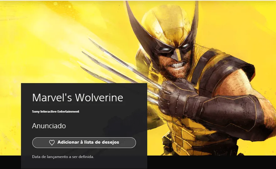 Data de lançamento de Marvel's Wolverine
