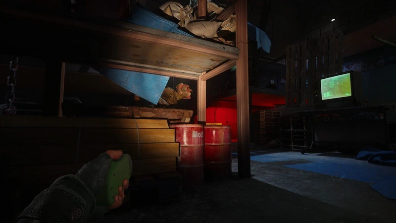 Captura de momento do gameplay de A Quiet Place: The Road Ahead