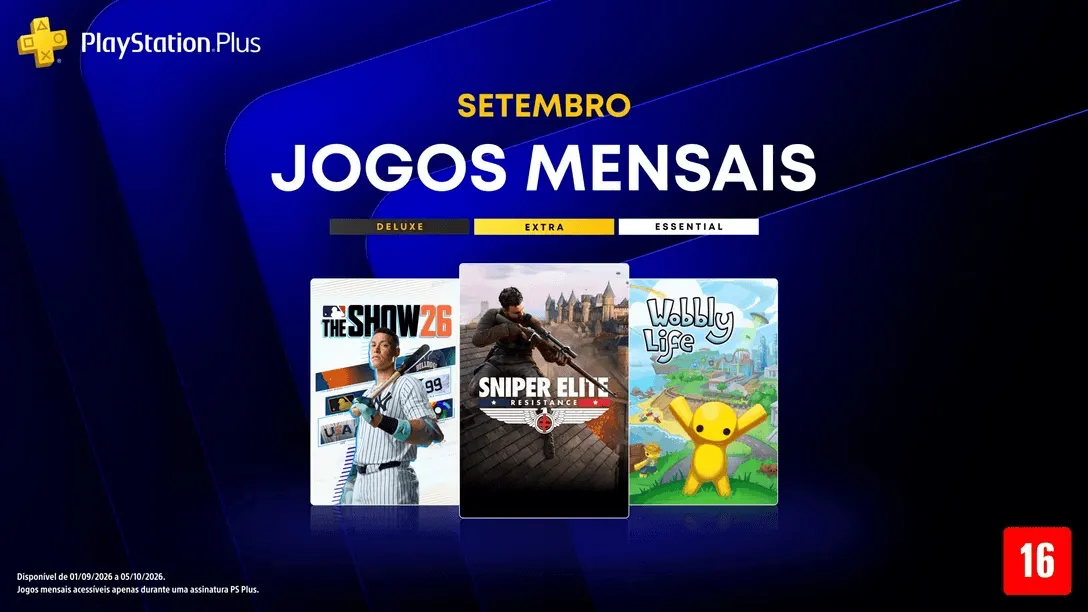PS Plus de setembro