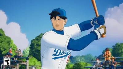 Shohei Ohtani, da MLB, no Fortnite. Foto: Divulgação