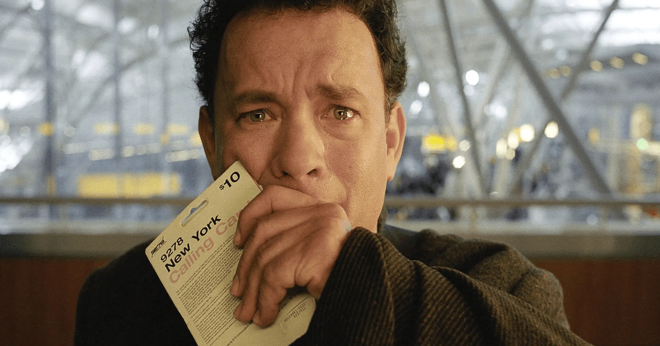 Tom Hanks no filme O Terminal