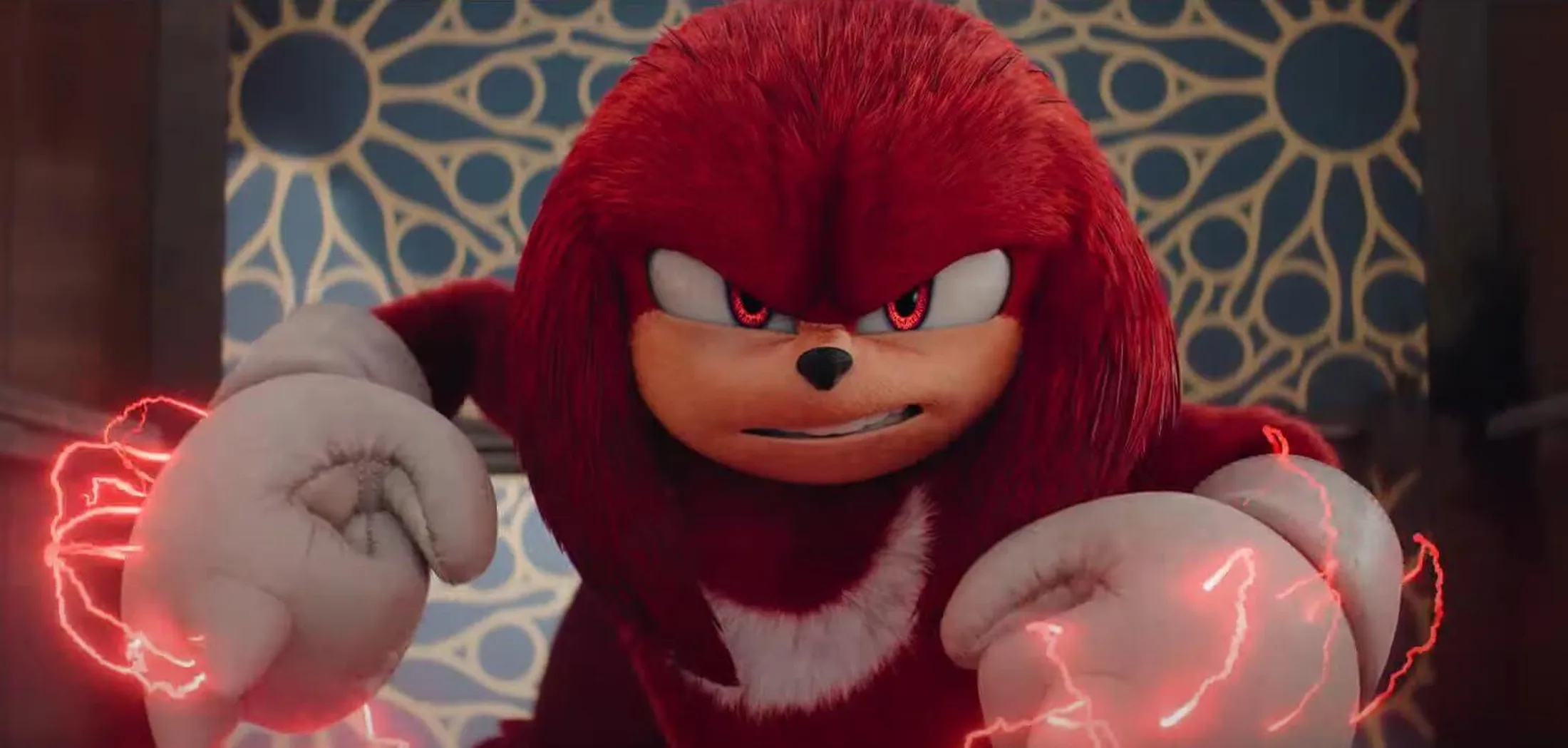 Cena do personagem Knuckles na série derivada de Sonic