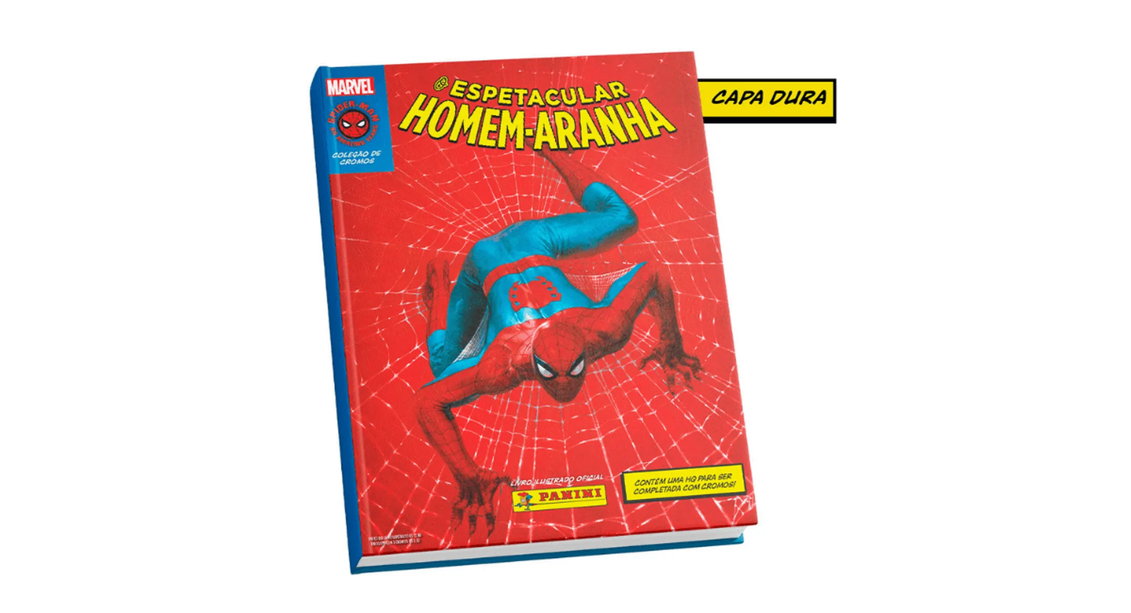Álbum comemorativo de 60 anos de Homem-Aranha é relançado em versão capa dura