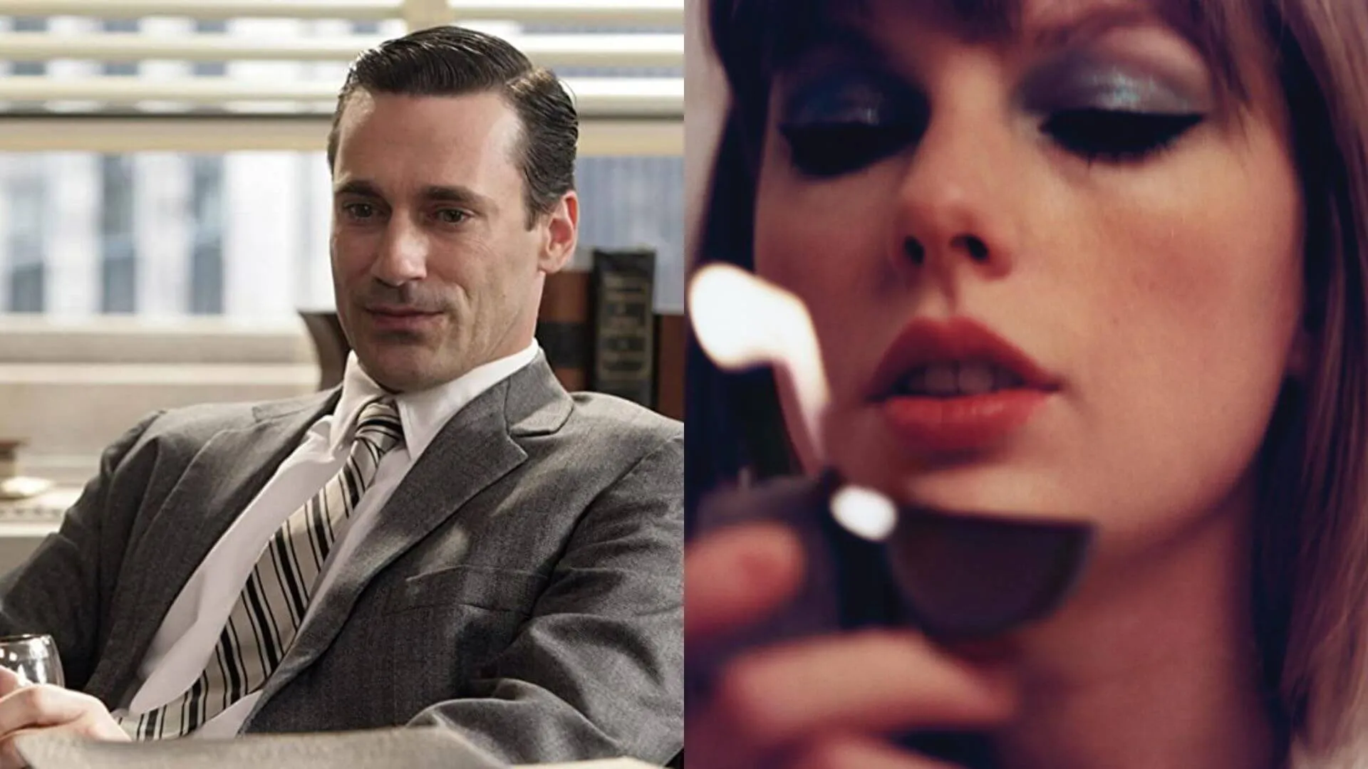 Mad Men e Midnights, da Taylor Swift (Foto: Reprodução)