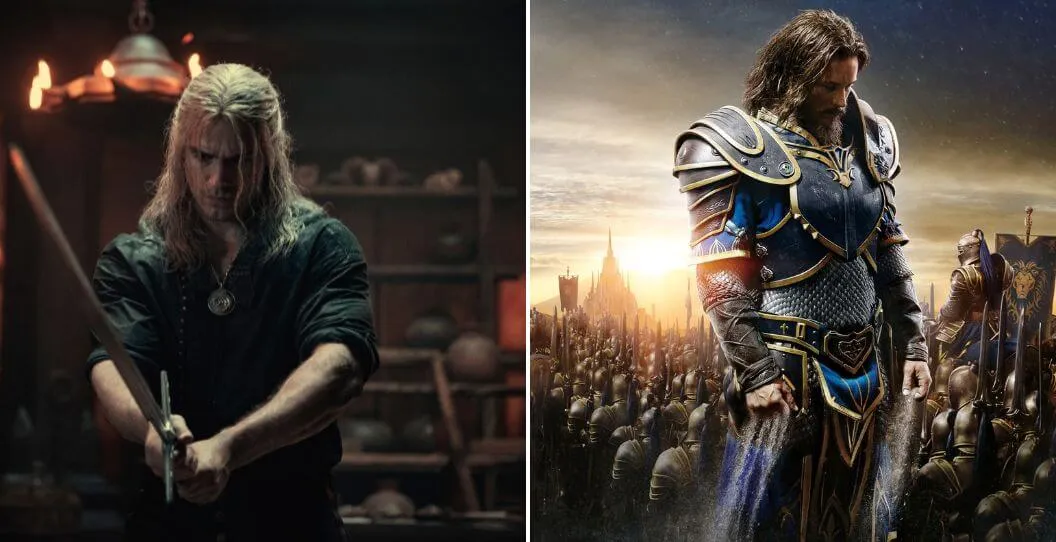 Geralt de Rívia e Anduin Lothar - Foto: Netflix e Reprodução/Web