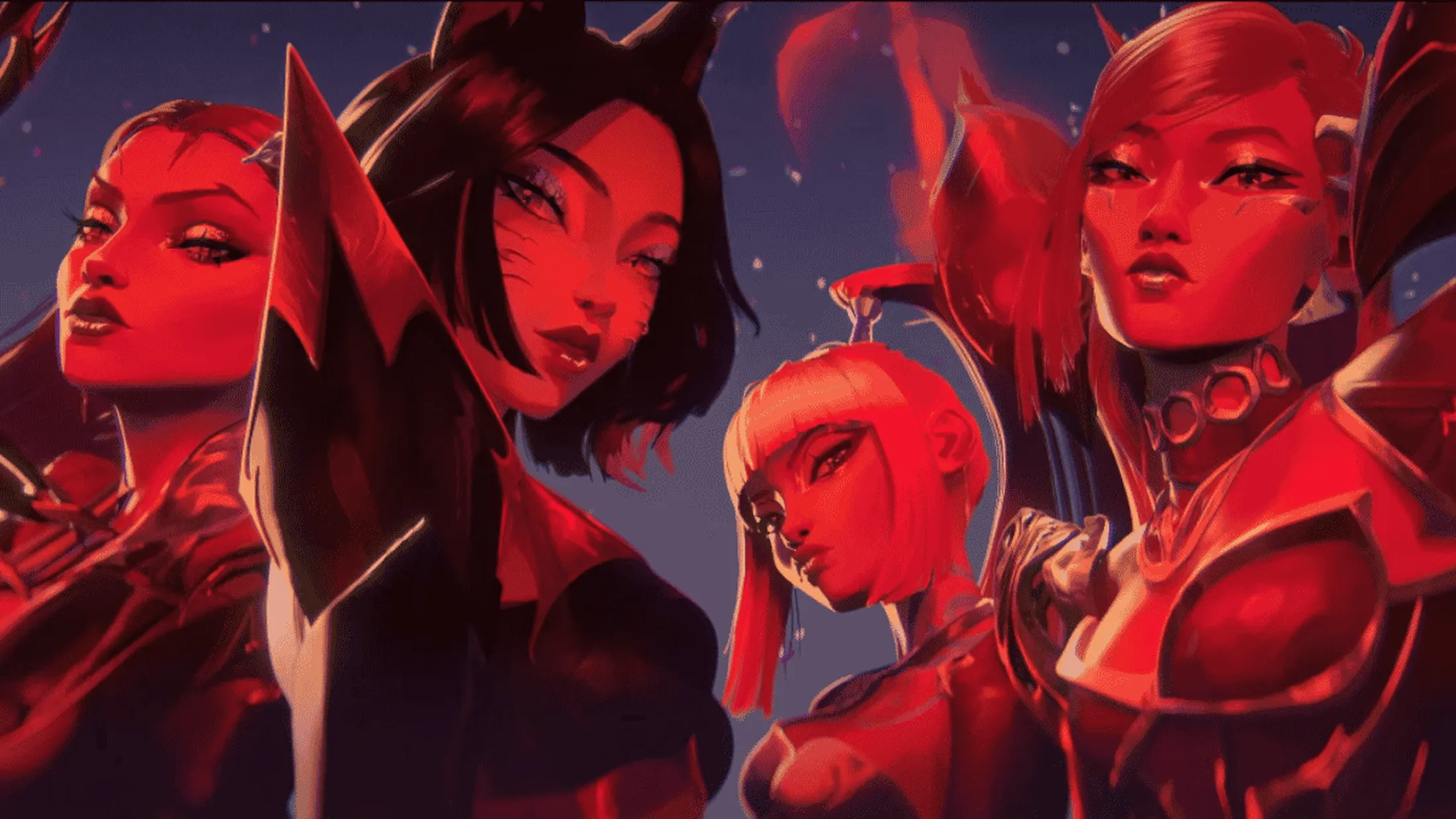 Novas skins K/DA Firestarter League of Legends