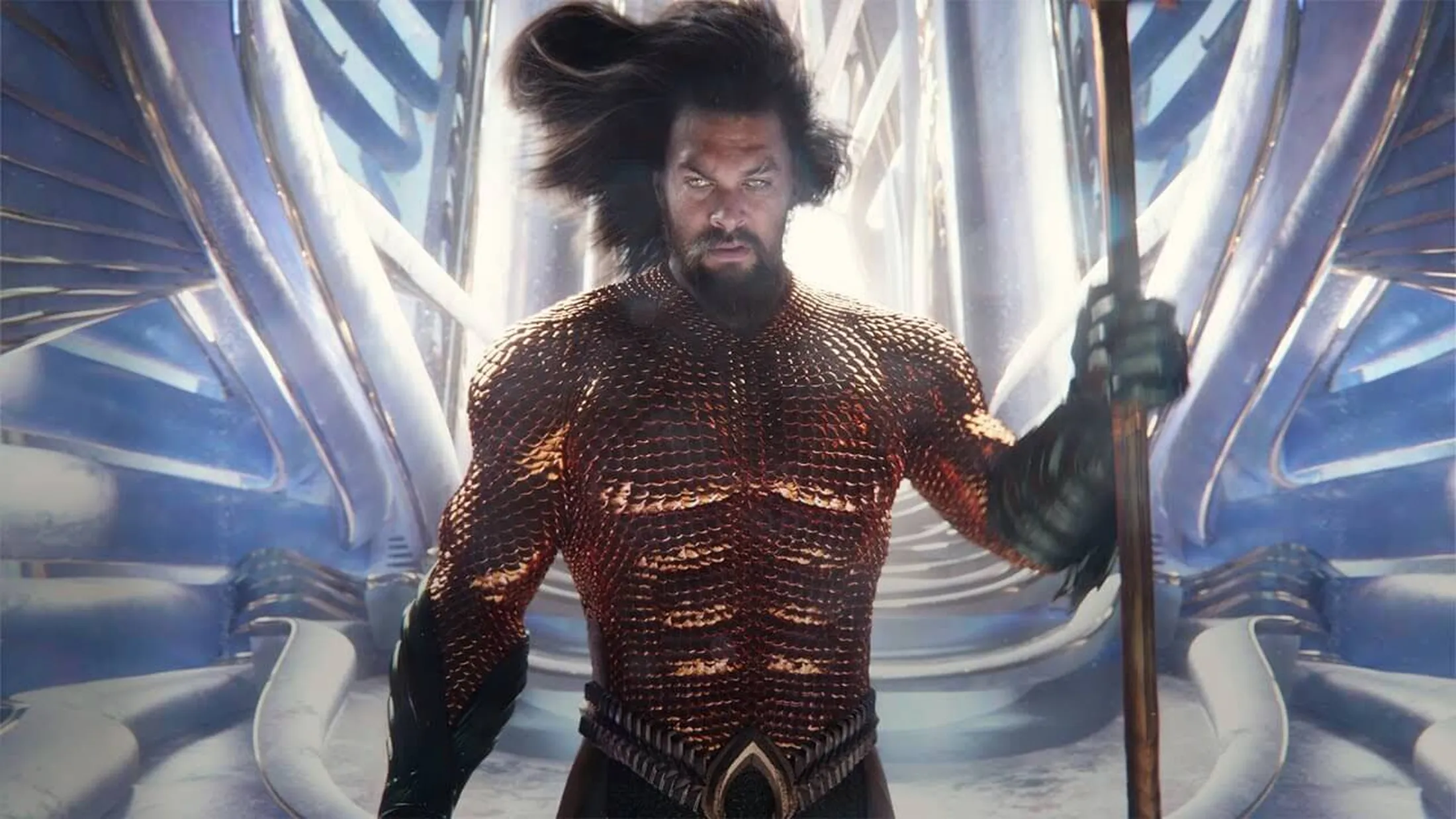 Jason Momoa como Aquaman. Foto: Divulgação