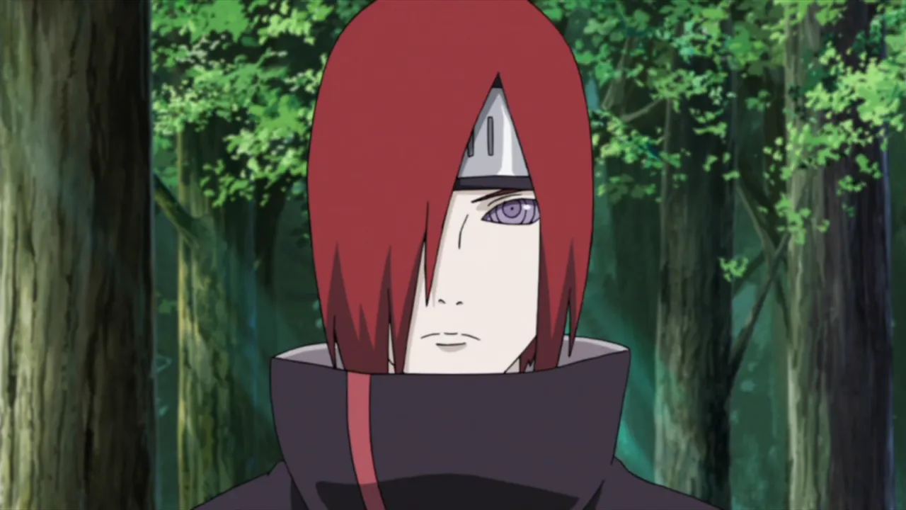 nagato usando roupa da Akatsuki