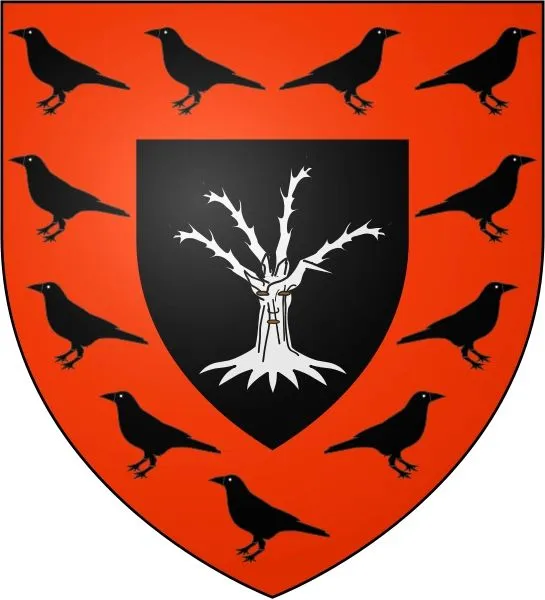 Brasão da Família Blackwood de House of The Dragon