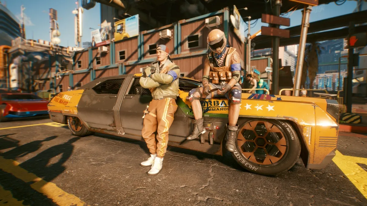 Jogo cooperativo de Cyberpunk 2077. Foto: Divulgação/ CD Projekt RED