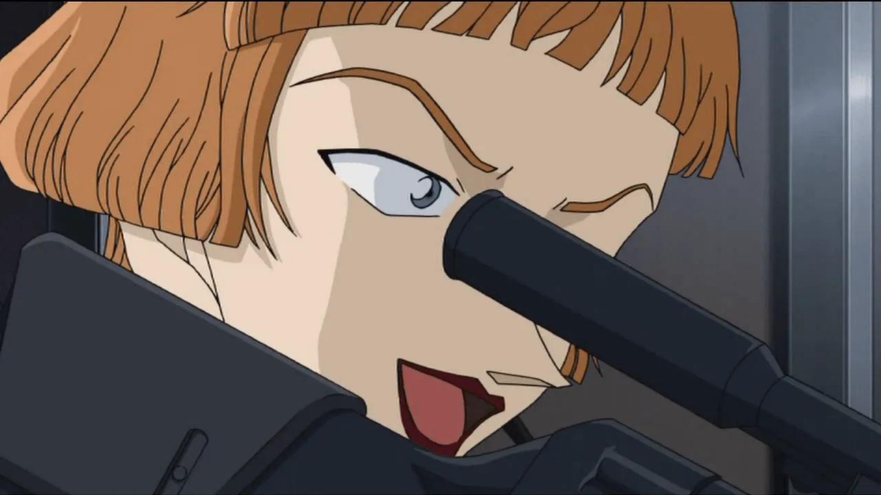chianti com sua sniper mirando em algum alvo