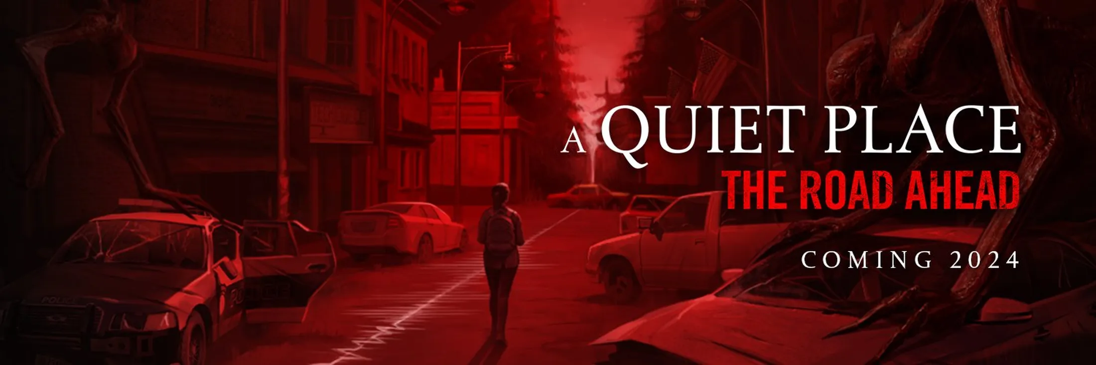 Imagem divulgada pela Stormind Games sobre A Quiet Place: The Road Ahead, jogo inspirado em Um Lugar Silencioso
