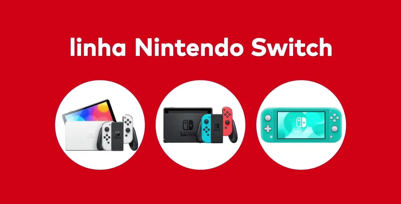 Linha de consoles do Nintendo Switch