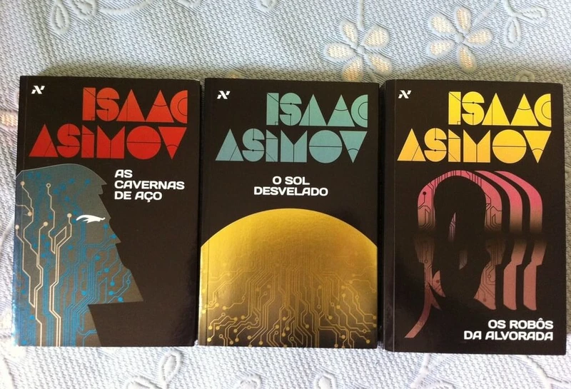 Amostra de livros de Isaac Asimov