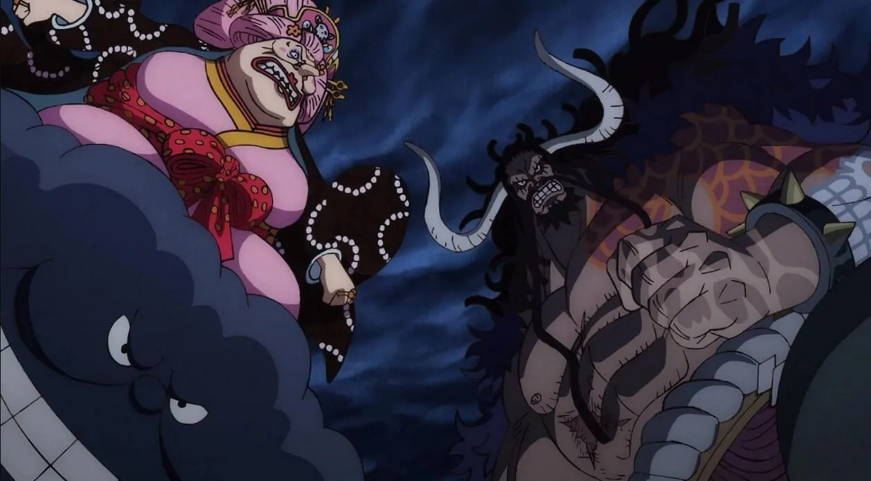 Big mom e kaido bravos e impressionados