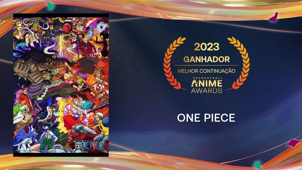 One Piece venceu a categoria de Melhor Continuação. Foto: Divulgação/Crunchyroll