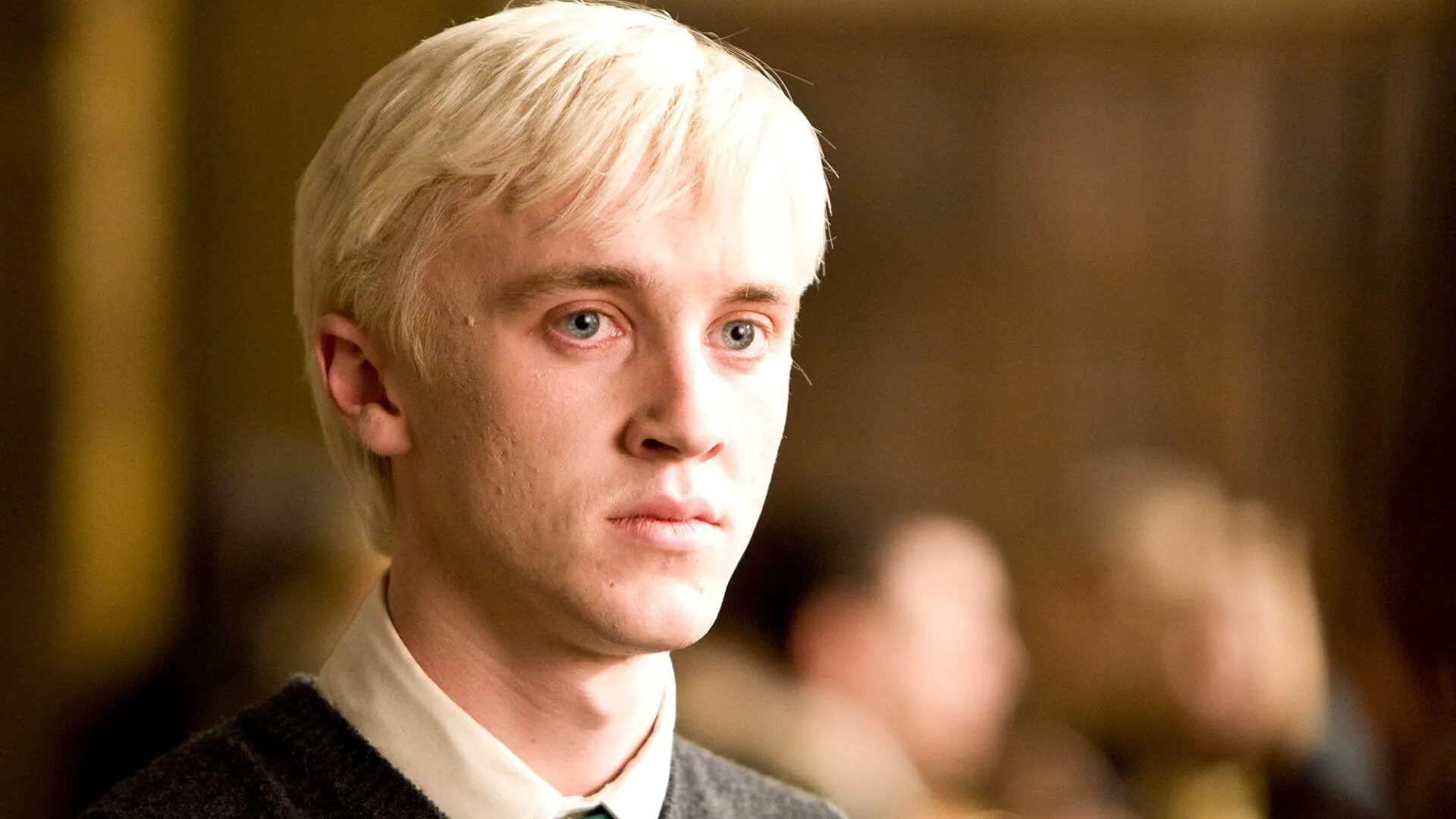 Tom Felton como Draco Malfoy em Harry Potter (Foto: Reprodução / Warner Bros.)